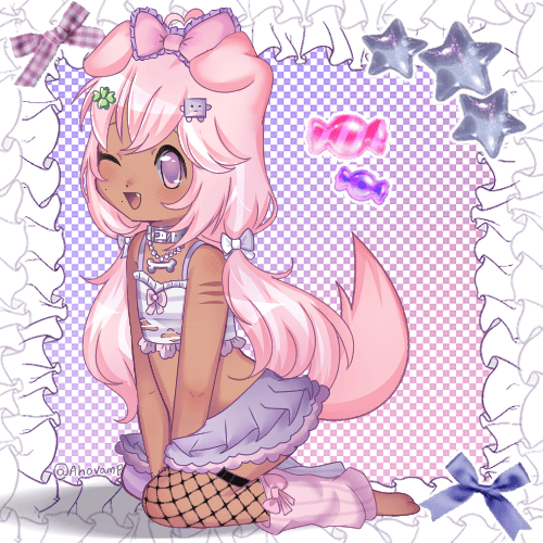 Chibi Puppy YCH | @ahovamp